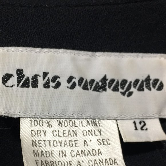 VINTAGE CHRIS WOOL BLAZERS SIZE 12 - Picture 6 of 6